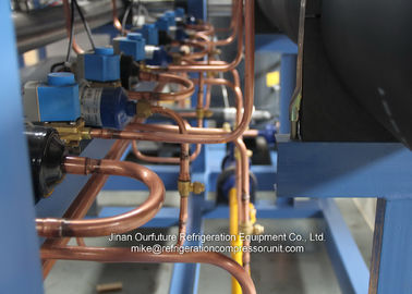 R404a Bitzer Brand Screw Type Równoległe stojaki kompresorowe do chłodni chemicznych
