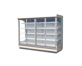 Pionowe witryny chłodnicze na żywność Supermarket Urządzenia chłodnicze do R404A